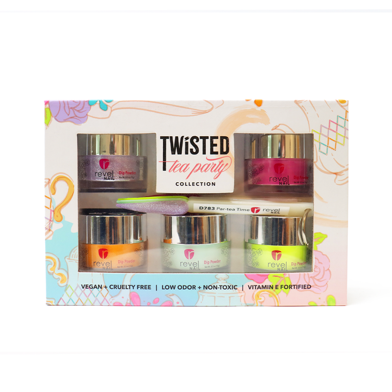 Revel Nail Dip Powder Kit - Twisted Tea Party Collection