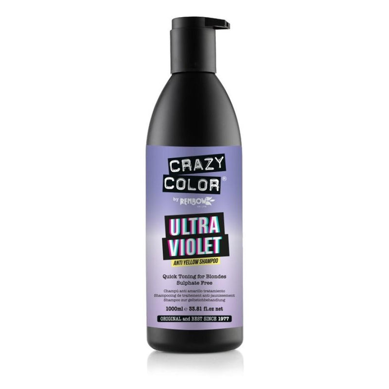 Crazy Color Ultra-Violet Anti Yellow Shampoo Liter
