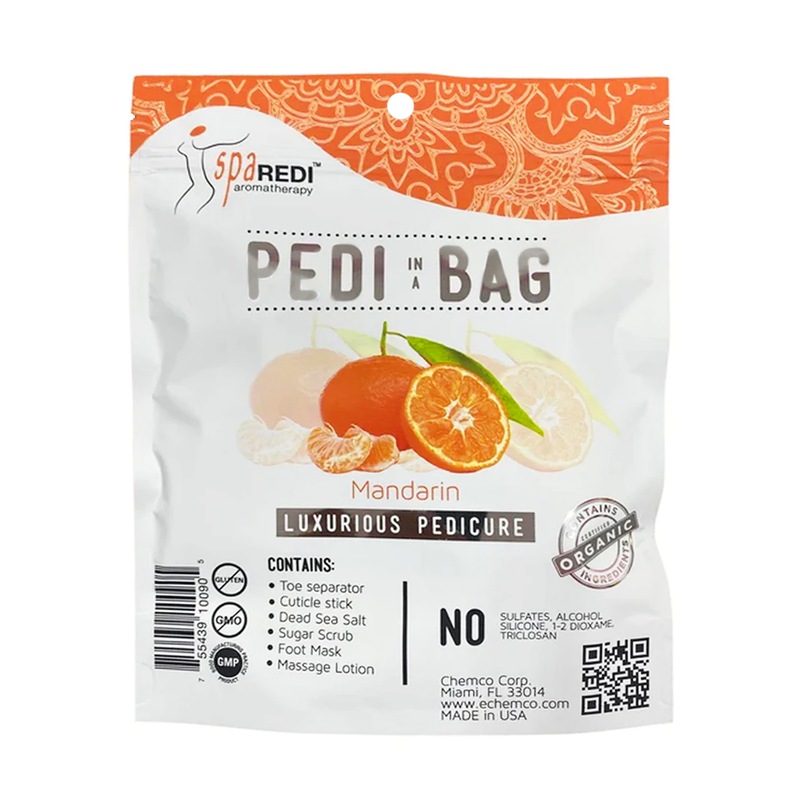 Spa Redi Pedi in a Bag- Mandarin