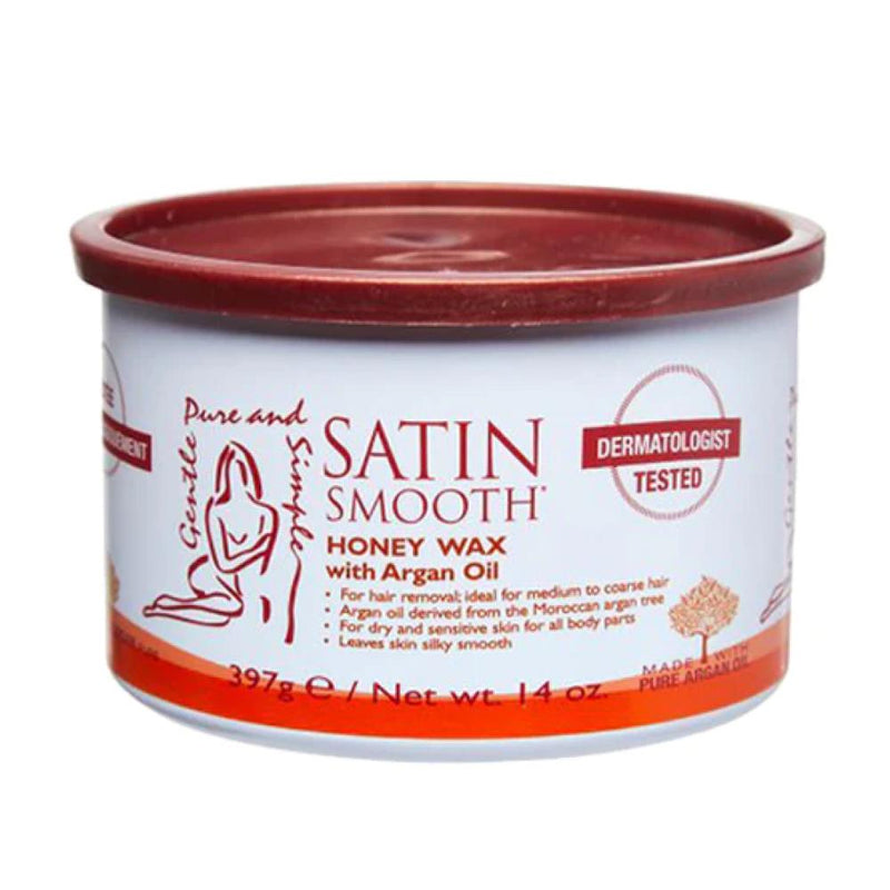 Satin Smooth Honey Wax with Argan Oil 14 oz
