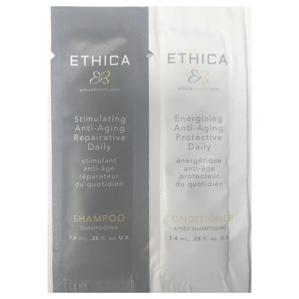 Ethica AntiAging Shampoo and Stimulating Conditioner Travel Size Beauty Supply 123 Outlet