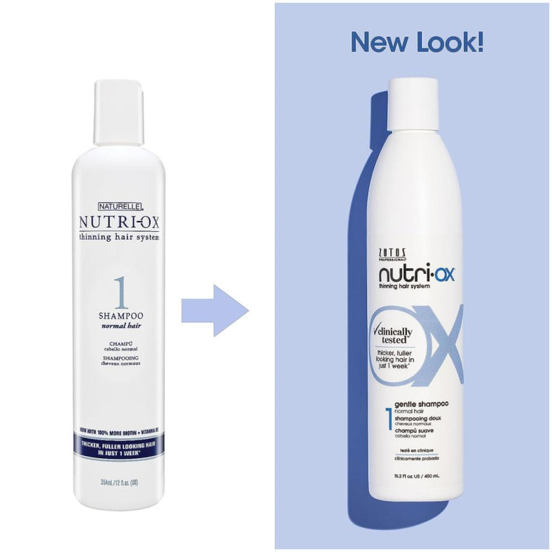 Nutri-Ox Gentle Shampoo for Normal Hair Thinning Hair 15.2oz