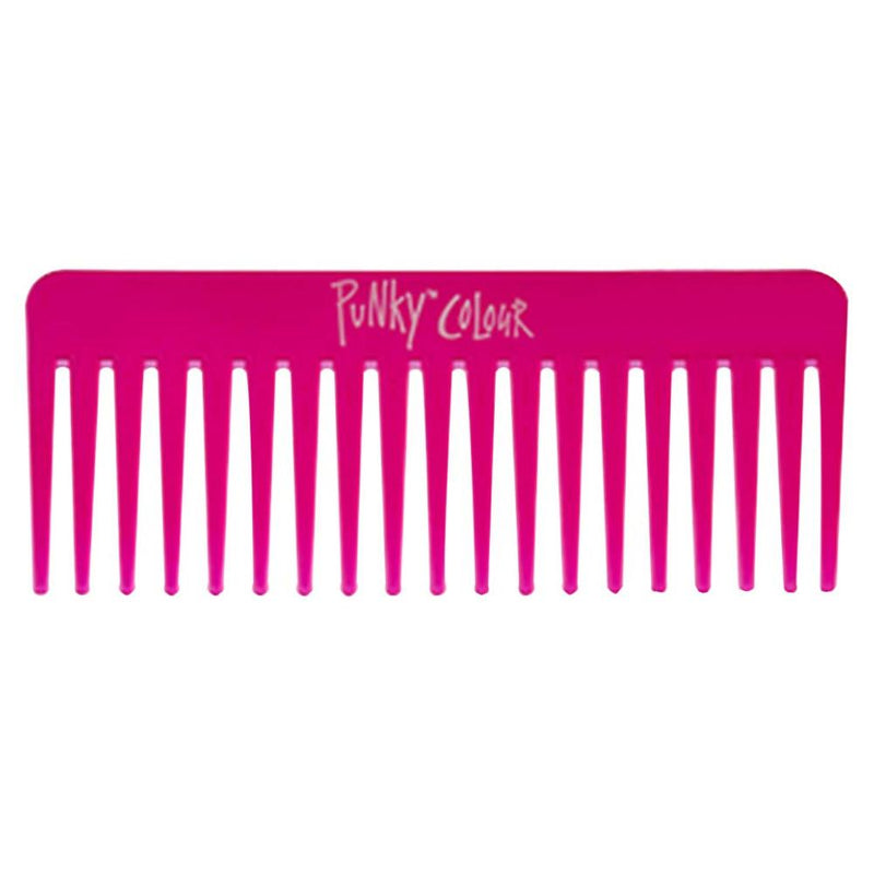 Punky Colour Wide Tooth Comb- Pink