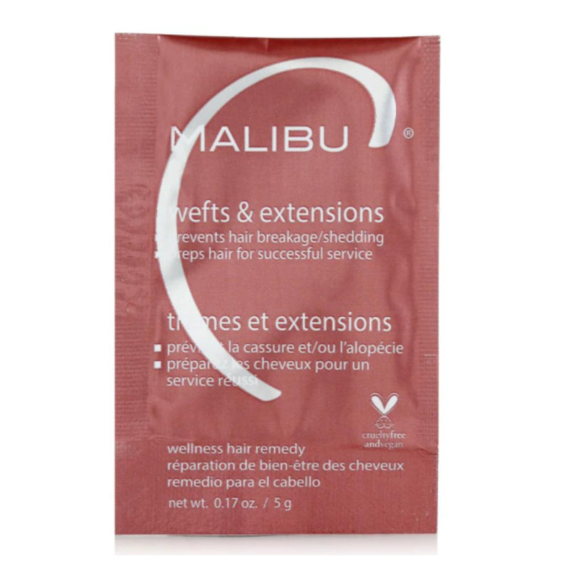 Malibu C Wefts and Extensions Hair Remedy - 1 Packet