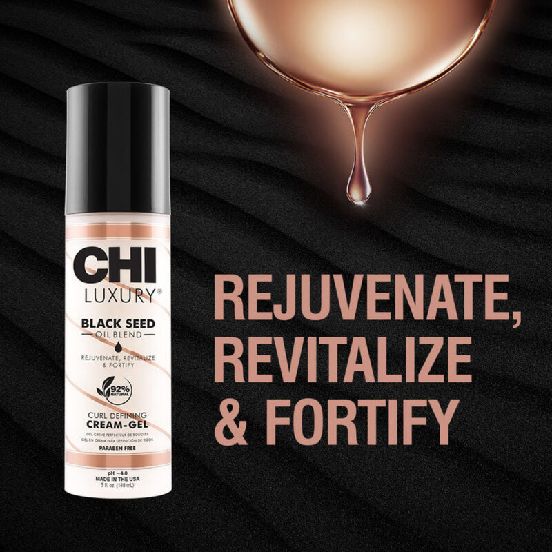 CHI Luxury Black Seed Oil Blend Curl Defining Cream Gel 5oz