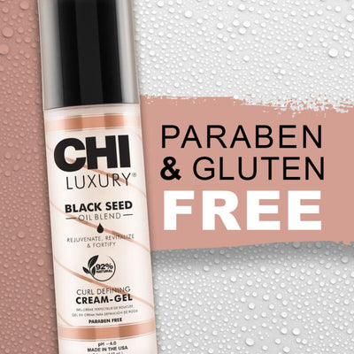 CHI Luxury Black Seed Oil Blend Curl Defining Cream Gel 5oz