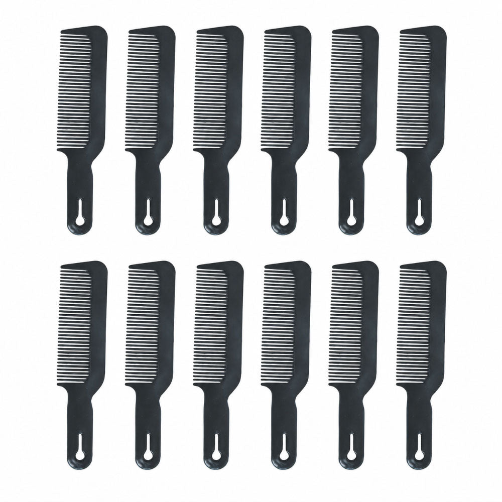 Scalpmaster 8-1/2" Flat Top Clipper Comb - Black