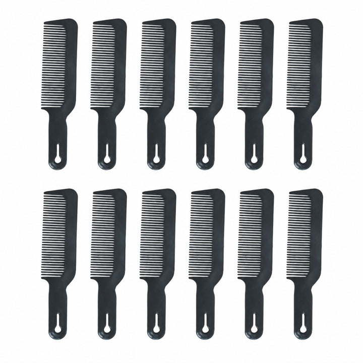 Scalpmaster 8-1/2" Flat Top Clipper Comb - Black