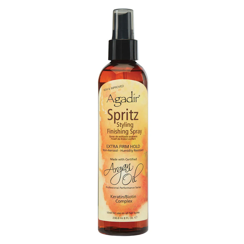 Agadir Argan Oil Spritz Styling Finishing Hairspray - Extra Firm Hold 8oz