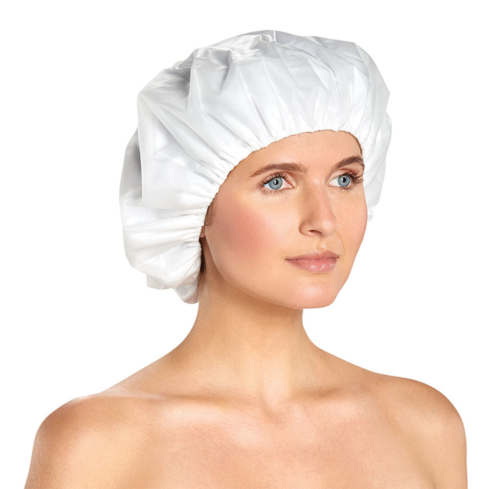Scalpmaster Terry Lined Shower Cap, Assorted Colors - 1 Cap