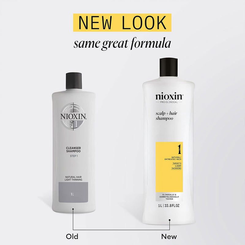 Nioxin System 1 Cleanser Shampoo Liter