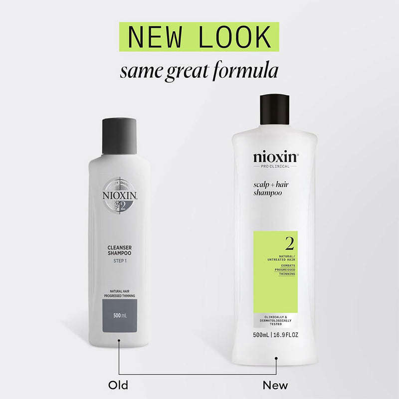 Nioxin System 2 Cleanser Shampoo 16.9oz