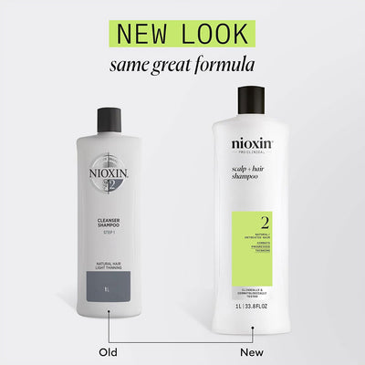 Nioxin System 2 Cleanser Shampoo Liter