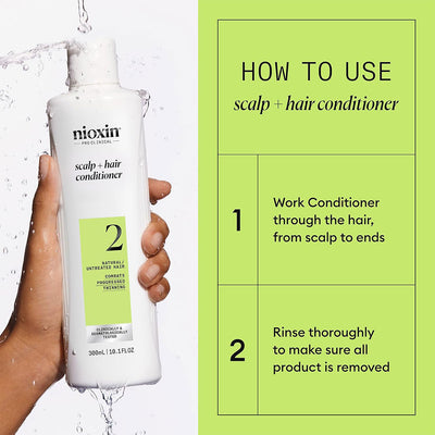 Nioxin System 2 Scalp Therapy Conditioner 10.1oz