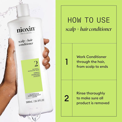 Nioxin System 2 Scalp Therapy Conditioner 16.9oz