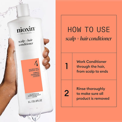 Nioxin System 4 Color Safe Conditioner Liter