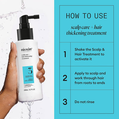 Nioxin System 3 Scalp and Hair Treatment 3.4oz