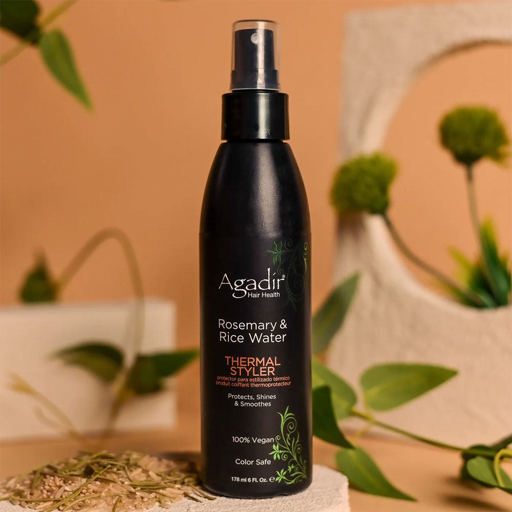 Agadir Rosemary and Rice Water Thermal Styler Spray 6oz