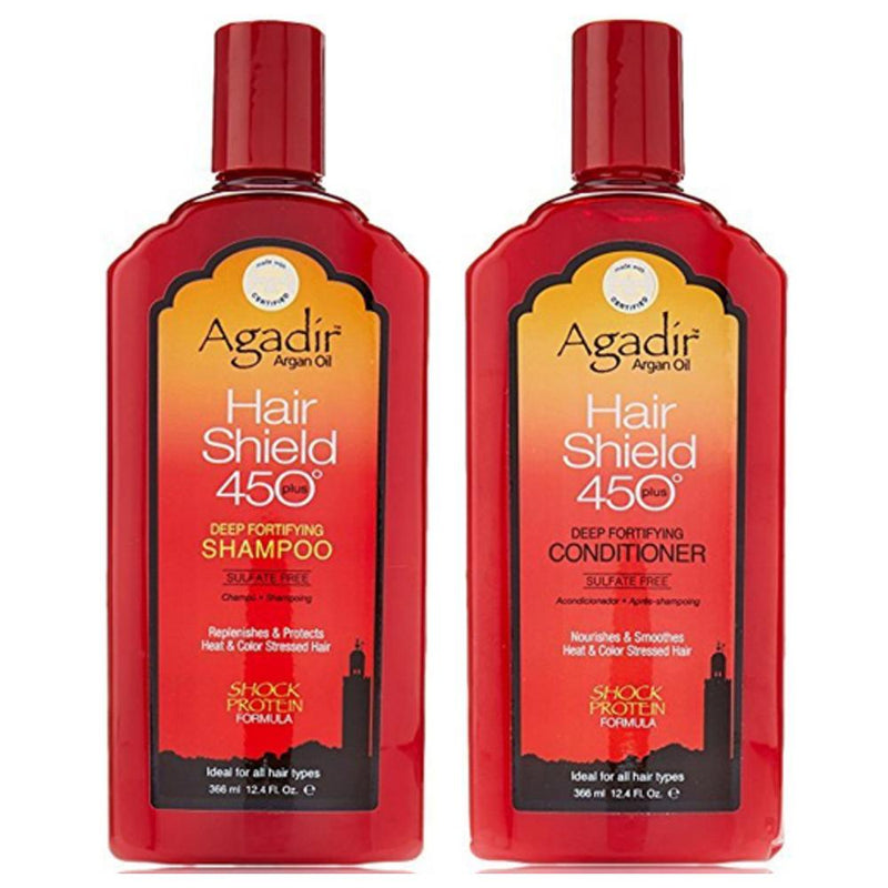 Agadir Hair Shield 450 Deep Fortifying Shampoo and Conditioner Duo