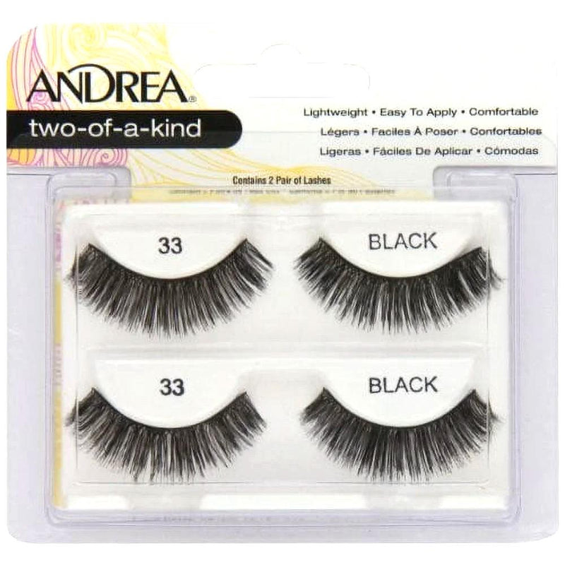 Andrea: Twin Pack Lashes - Black 33