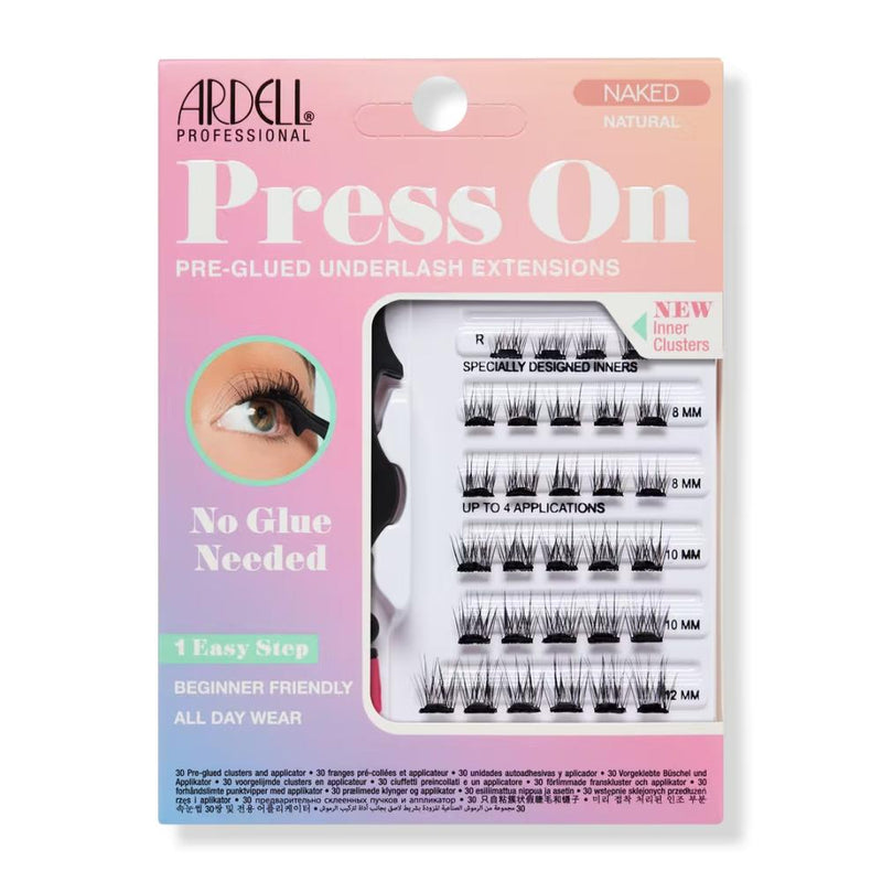 Ardell Press On Pre Glued Underlash Extensions Naked - Natural