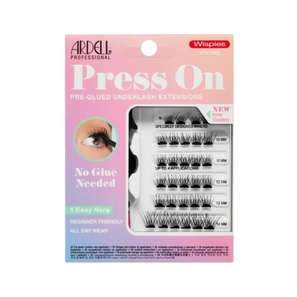 Ardell Press On Pre-Glued Underlash Extensions Wispies - Volume