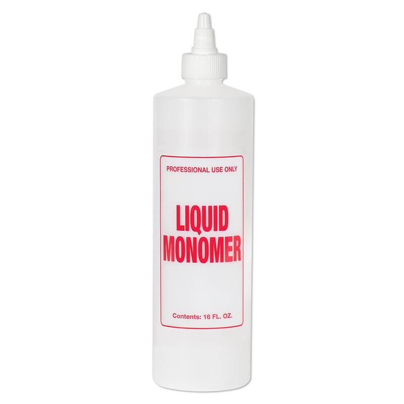 Soft N Style Imprinted Liquid Monomer Bottle 16oz
