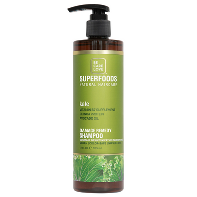 Be Care Love Superfoods Kale Damage Detox Shampoo 12oz