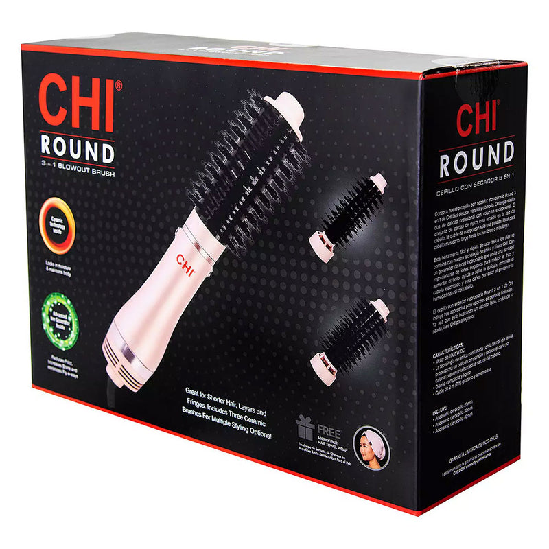 CHI Round Blowout Brush Rose Gold Kit