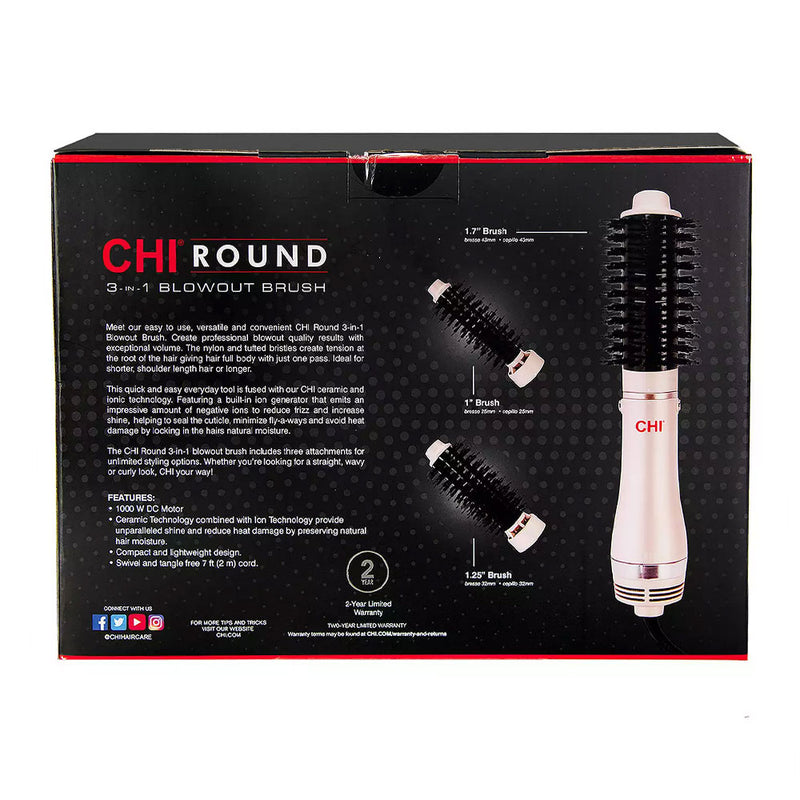 CHI Round Blowout Brush Rose Gold Kit