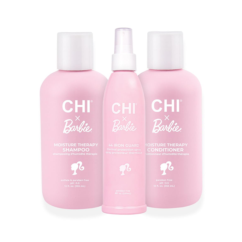 CHI x Barbie Dream Pink Hair Care Kit