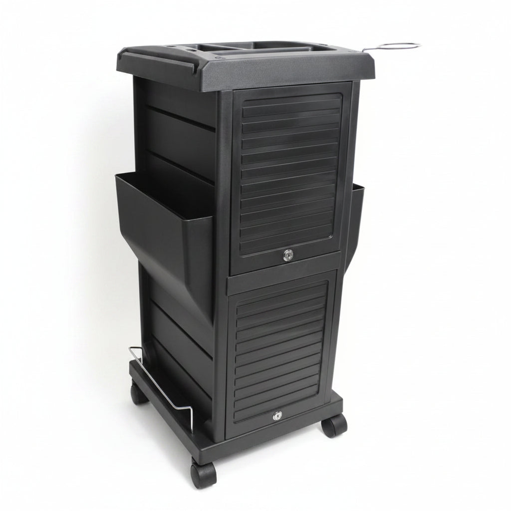 Celebrity4-TrayLockableSalonTrolley