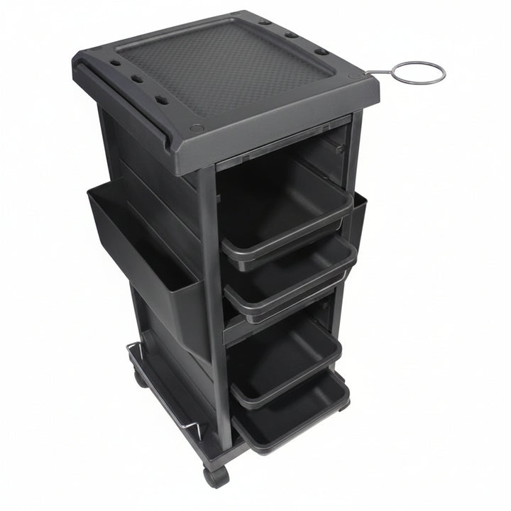 Celebrity4-TrayLockableSalonTrolleyv1