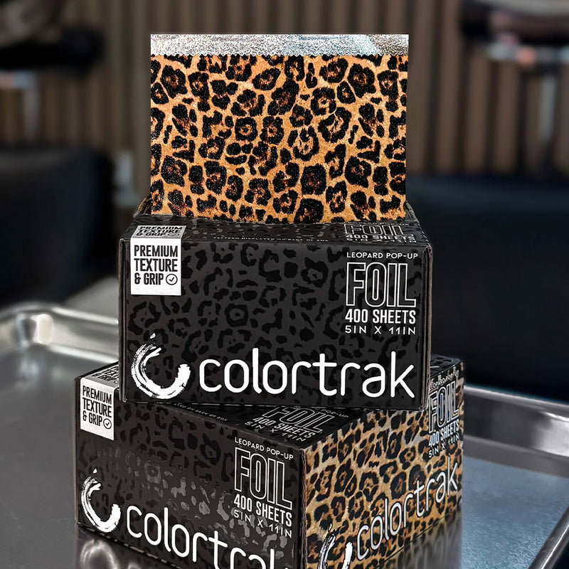 Colortrak Leopard Pop-Up Hair Foil - 5" x 11" - 400ct