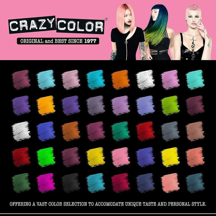 Crazy Color Semi-Permanent Hair Color Cream 5.07oz – Beauty Supply