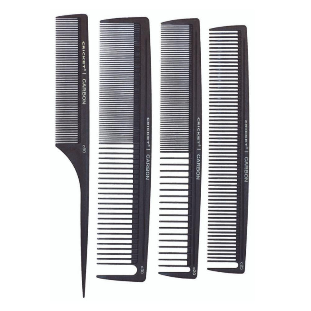 Cricket Carbon Comb Stylist 4 Pack