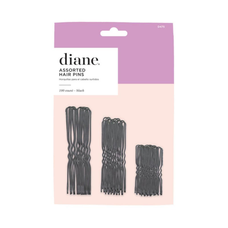 Diane Assorted Hair Pins 100ct - Black