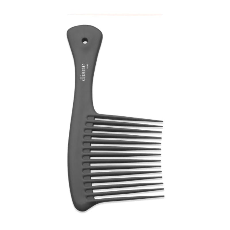 Diane Handle Rake Comb 8.5in - Black