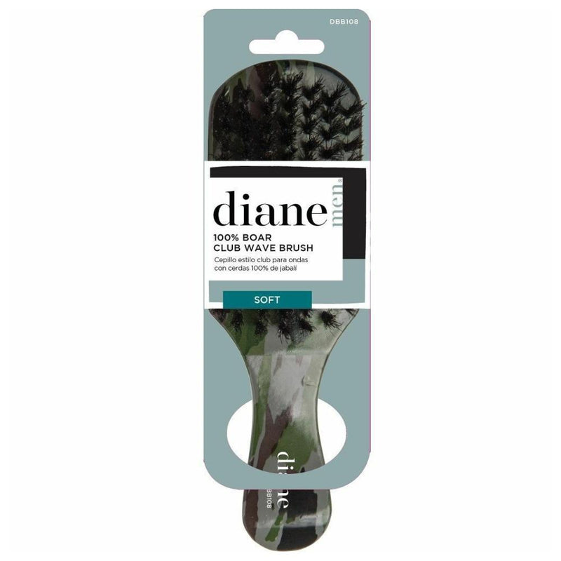 Diane 100% Boar Soft Club Brush - Camo