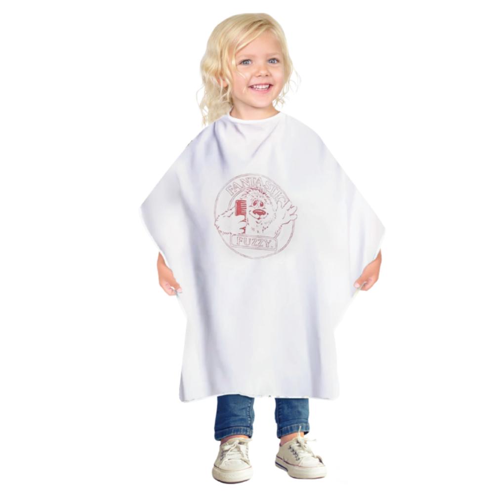 FS Kids Fuzzy Nylon Cape- White