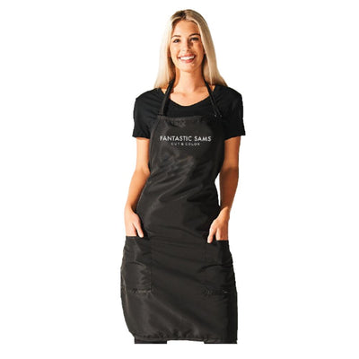 FS Nylon Apron w/ Zipper Pockets- Black
