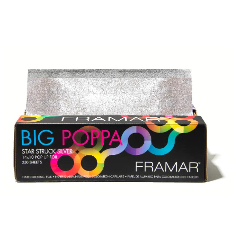 Framar Big Poppa Pop Up Foil 10x14 Silver - 250ct