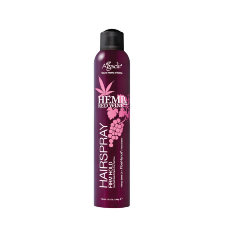 Agadir Hemp and Red Wine Firm Hold Hairspray 10.5oz