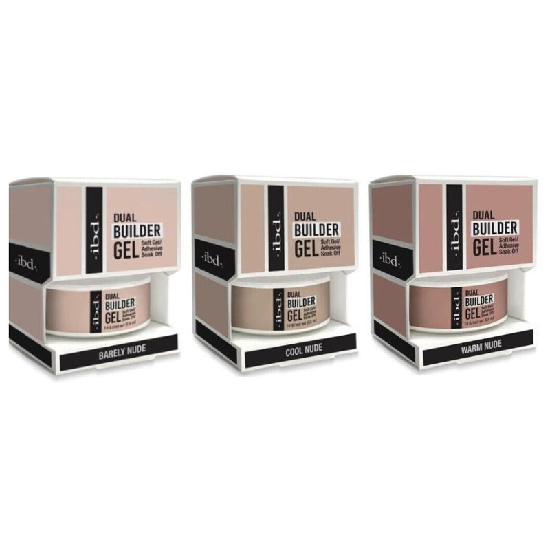 IBD Dual Builder Soft Gels - Nude Collection