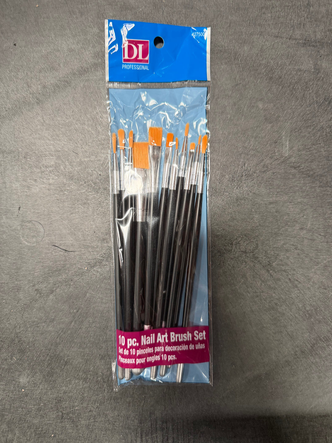 DL Pro 10 pc Nail Art Brush Set