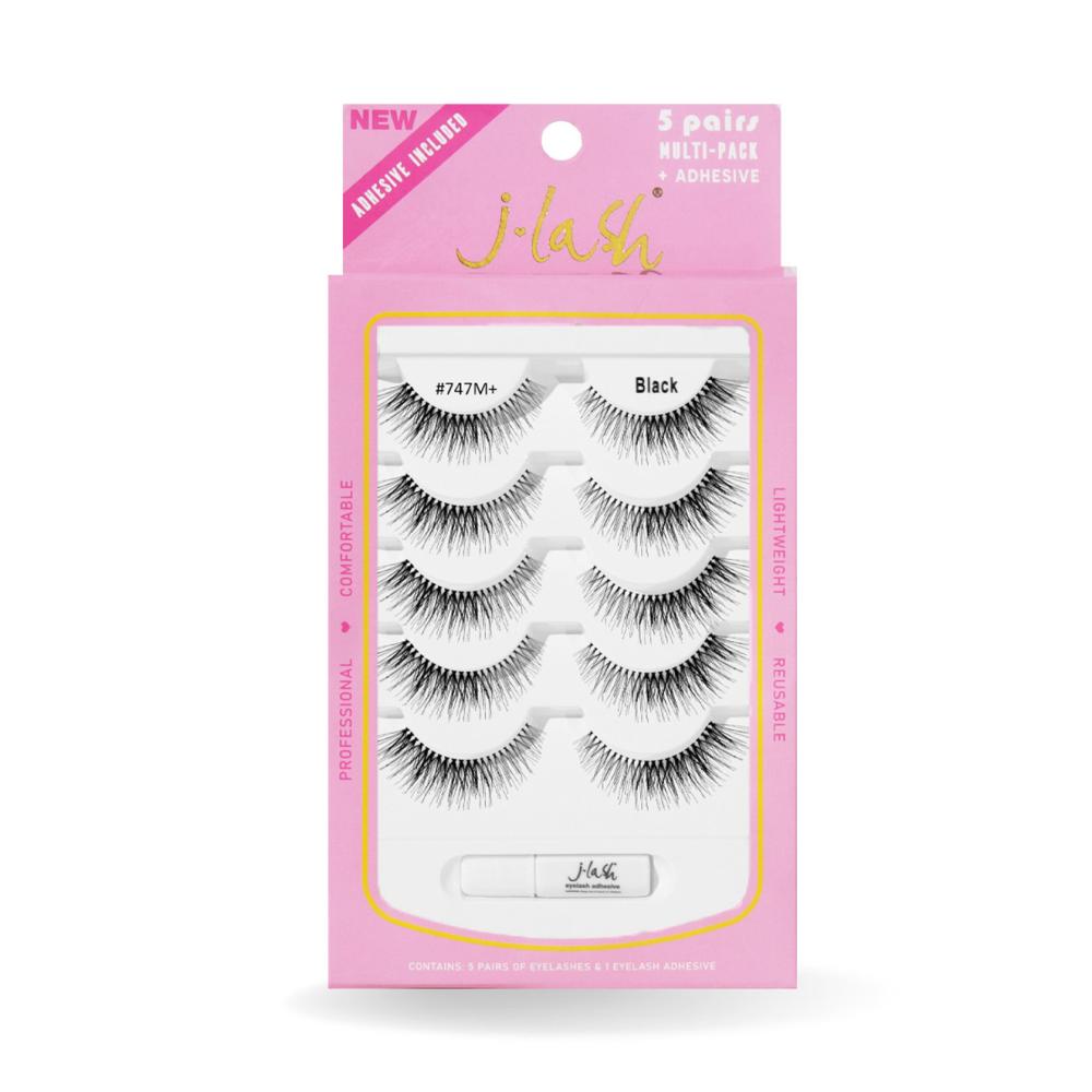 JLash 5 Pairs w/ Adhesive - #747M+