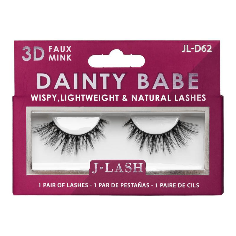 JLash Dainty Babe 3D Faux Mink Lashes - D62