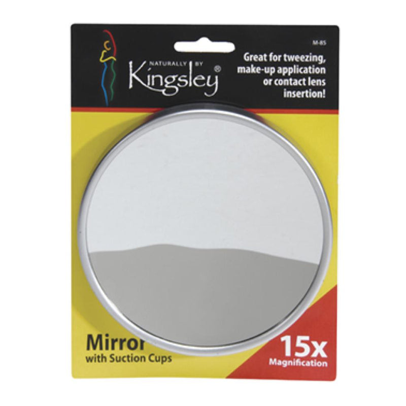 Kingsley Mirror with Suction Cups 15x Magnification
