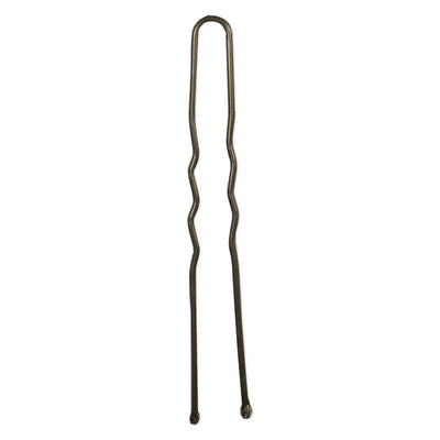 Latina 2" Crimped Bronze Bobby Pins - 60ct
