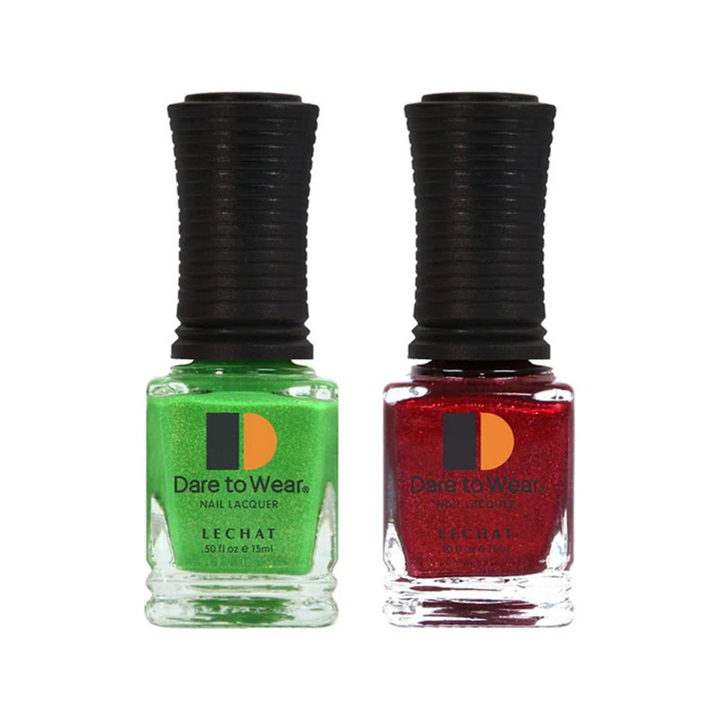 LECHAT Dare To Wear Nail Lacquer - Dewdrops and Cherry Bomb - FREE GIFT